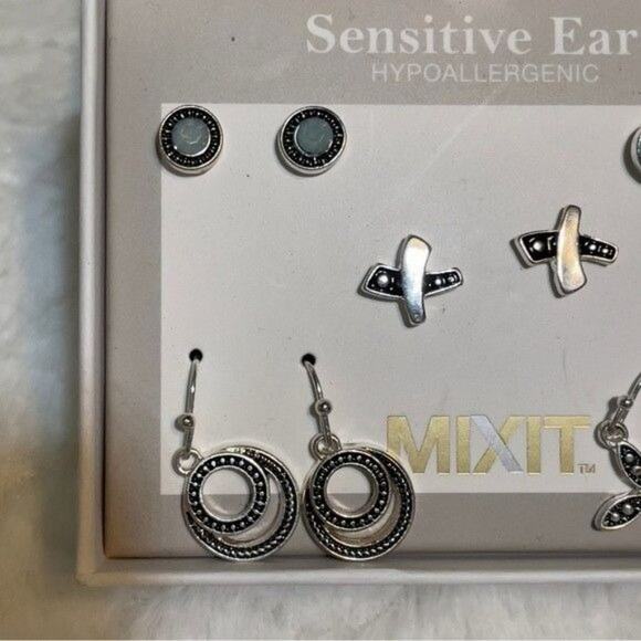 MixIt Sensitive Earrings Bundle of 5 Pairs NWB - Picture 3 of 5